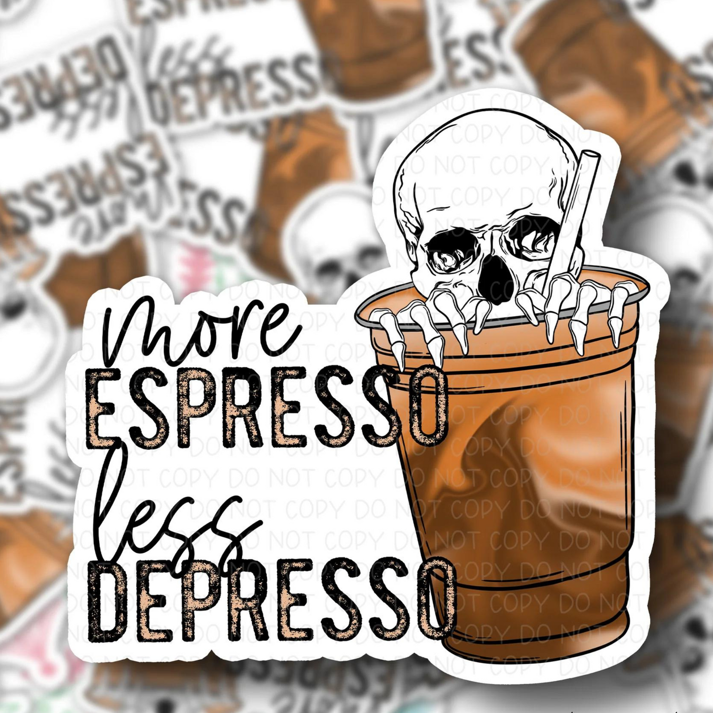 More Espresso 3" Vinyl Sticker