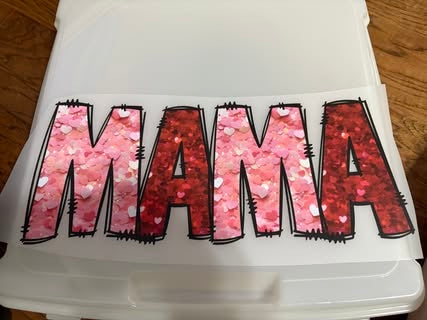 Mama Sequin Pink / Red