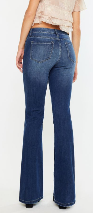 Kan Can High Rise Bootcut with Slit