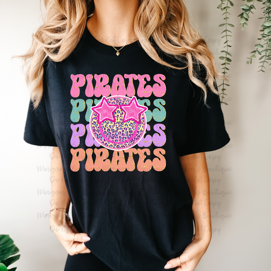 Pirates Mascot Graphic Tee