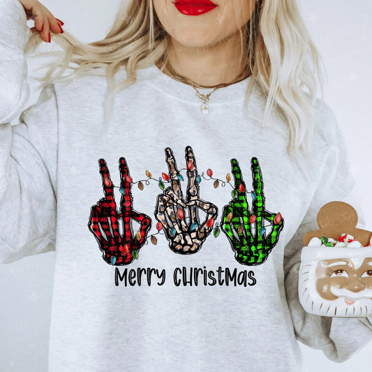 Plaid Peace Christmas