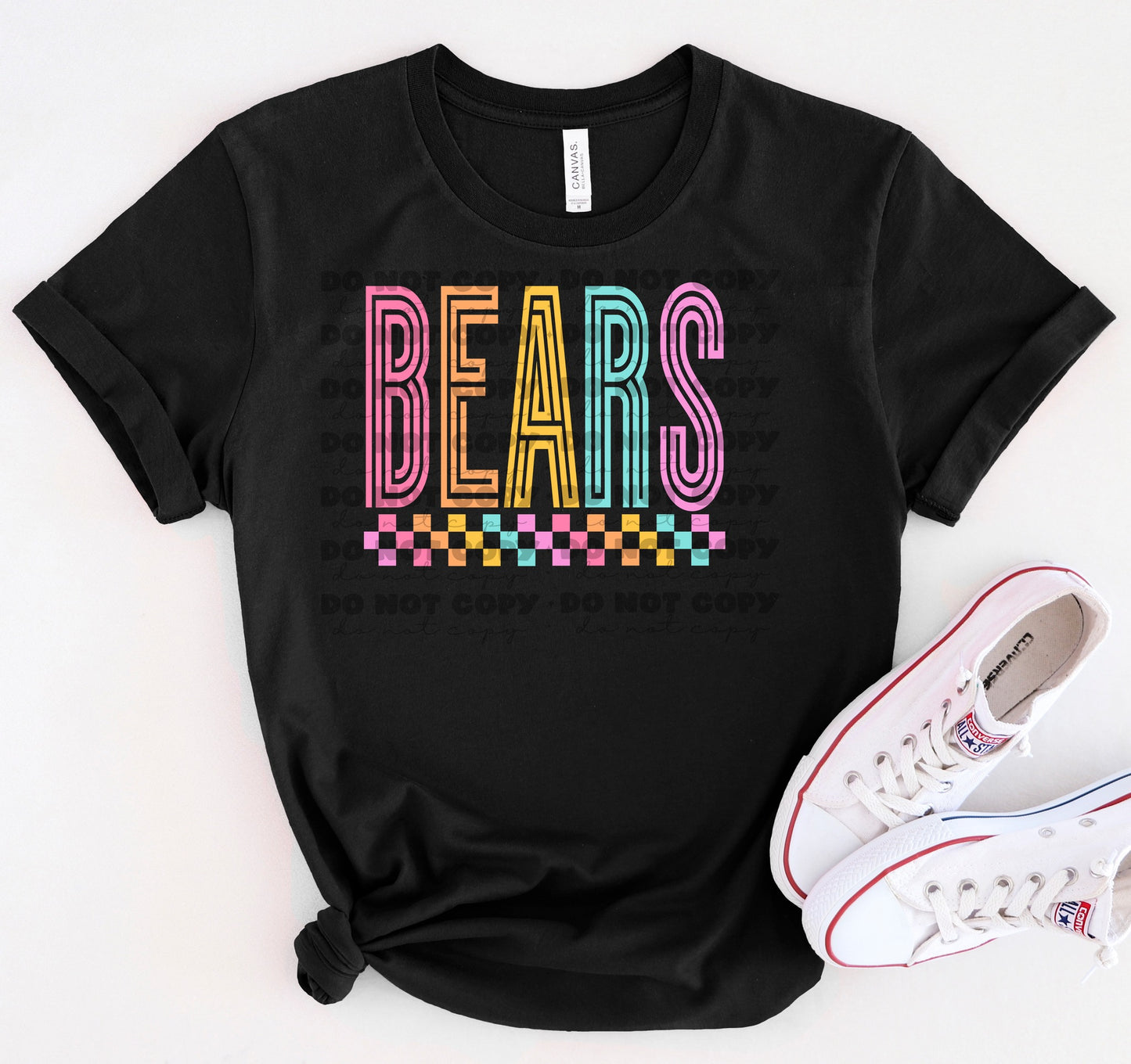 Bears Colorful Mascot Graphic Tee