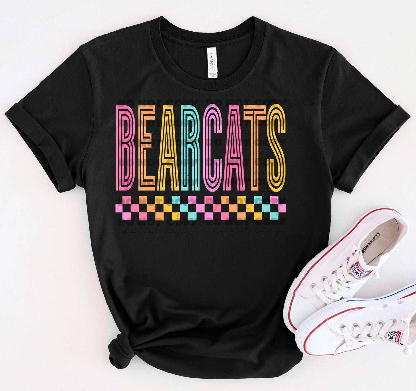 Bearcats Colorful Mascot Graphic Tee