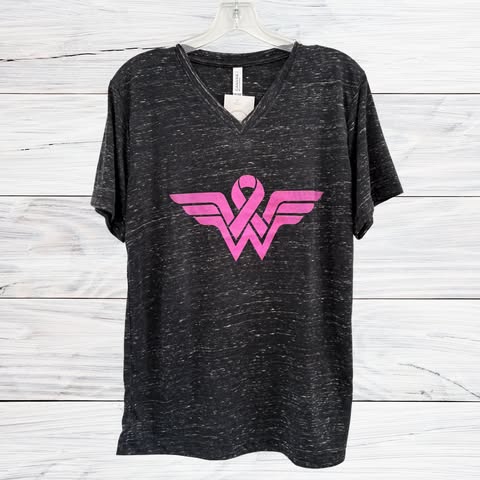 Wonder Woman Breast Cancer Tee