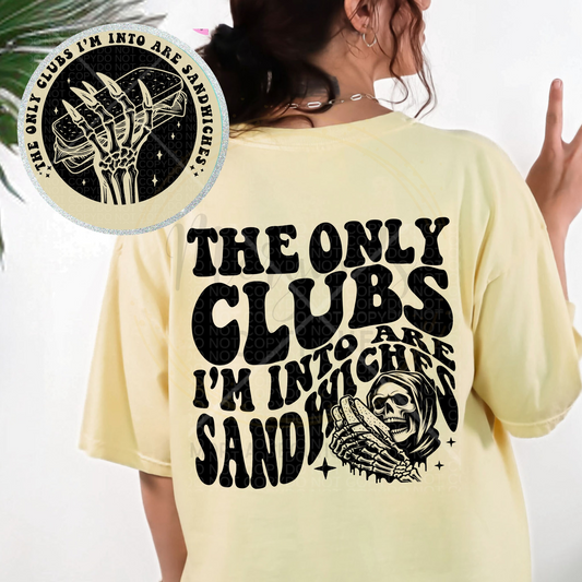 Clubs - Sandwiches Graphic Tee