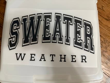 Sweater Weather