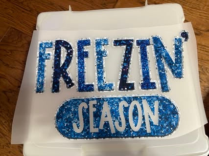 Freezing Season Sequin