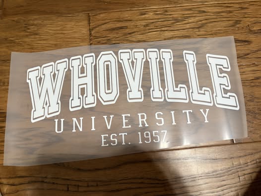 Who University White