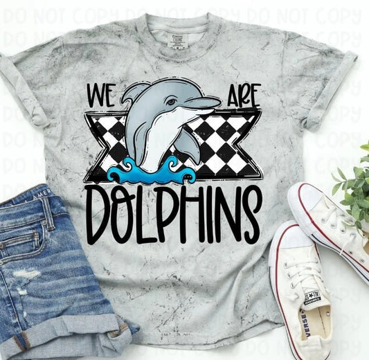 We are Dolphins Mascots Graphic Tee