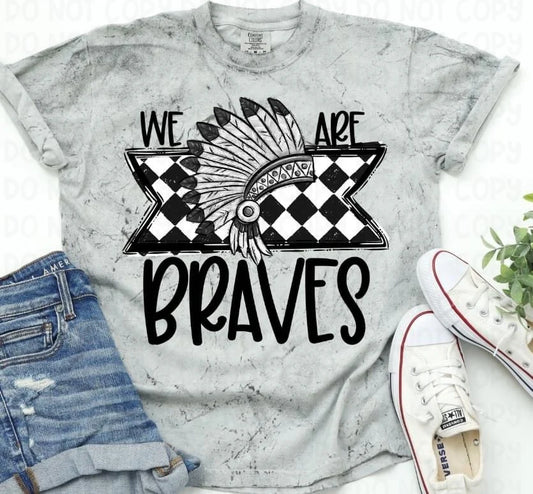 We are Braves Mascots Graphic Tee