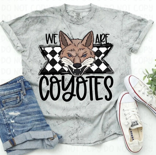 We are Coyotes Mascots Graphic Tee