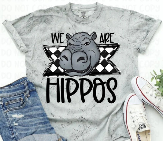 We are Hippos Mascots Graphic Tee