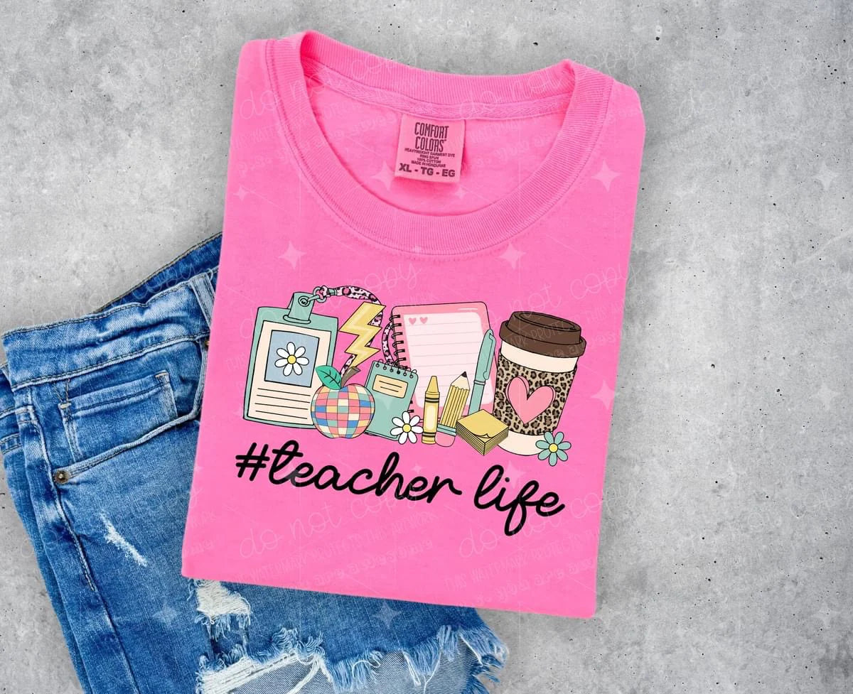 Teacher Life Graphic Tee