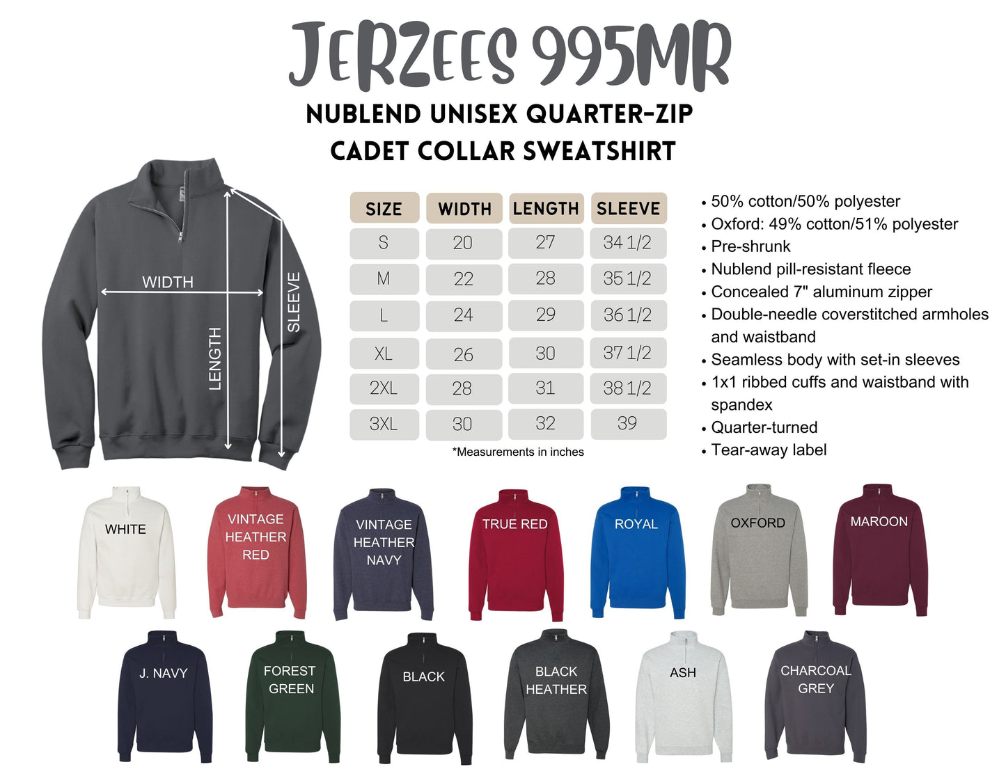 Nurse Personalized Embroidery 1/4 Zip Sweatshirt
