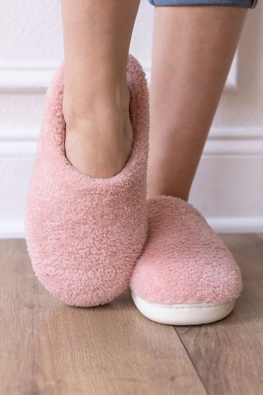 Plush Pink Slippers