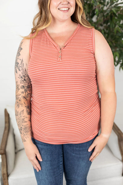 Addison Henley Tank - Dark Pink