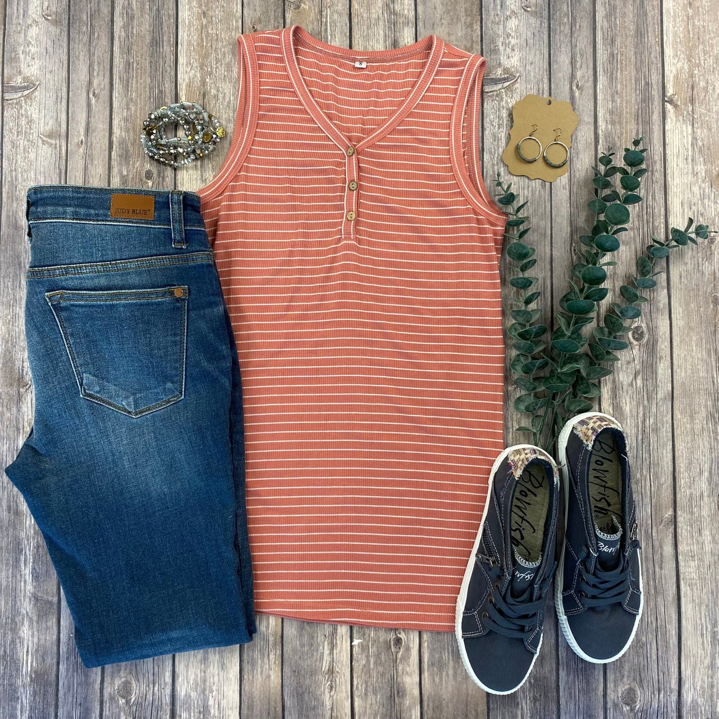 Addison Henley Tank - Dark Pink